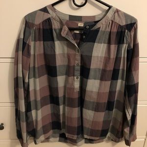 Plaid Blouse